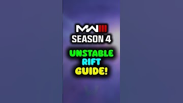 ✅MW3 UNSTABLE RIFT Full Guide!! (SEASON 4)✅#mw3 #callofduty #blackops6 #cod #mwz #modernwarfare3