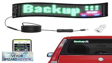 VEVOR Programmable LED Sign P5 Full Color LED Scrolling Panel DIY Custom Review
