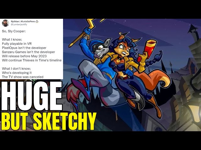 Sly cooper. - Even if the Sly 5: Master of Thieves leak