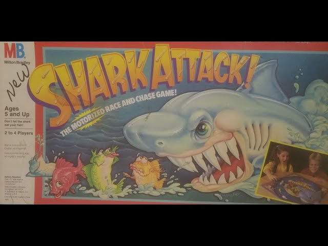 Shark Attack Board Game 1980's Vintage. One of the fun things that was