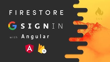 Firebase Google SignIn + Firestore w/ Angular