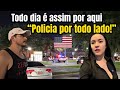 Muita POLÍCIA nas Ruas dos ESTADOS UNIDOS 🇺🇸