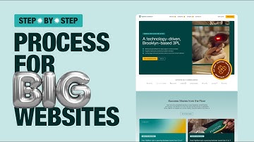 Large website design process: behind the scenes (real project example)