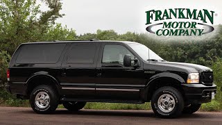 4,500 Mile - 7.3 Diesel -  2002 Ford Excursion Limited - Walk around and Driving - Frankman Motors