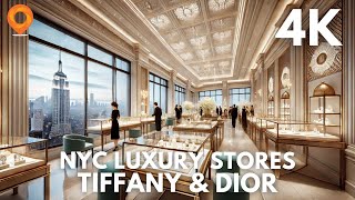 Luxury NYC Tour: Tiffany, Dior, Trump Tower & Stanley Tumblers Event on 5th Ave (POV)