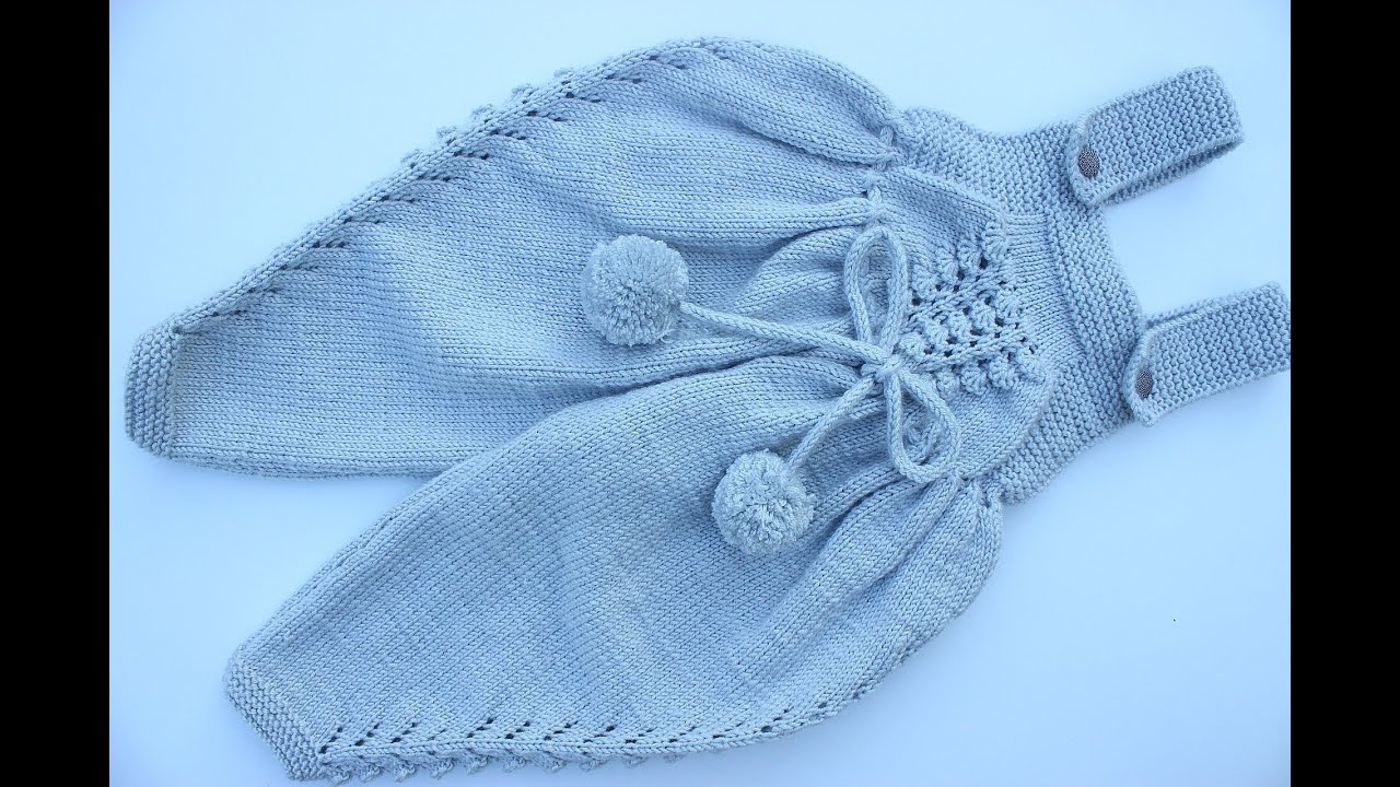 Askılı Bebek Tulumu Yapılışı //Kolay bebek tulumları(3