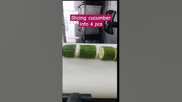 Slicing cucumber into 4pcs. #asmr #slice #asmr #shortvideo #viral #slicing #shorts #short #trending