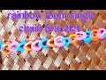 Rainbow loom Single chain braclete | How to