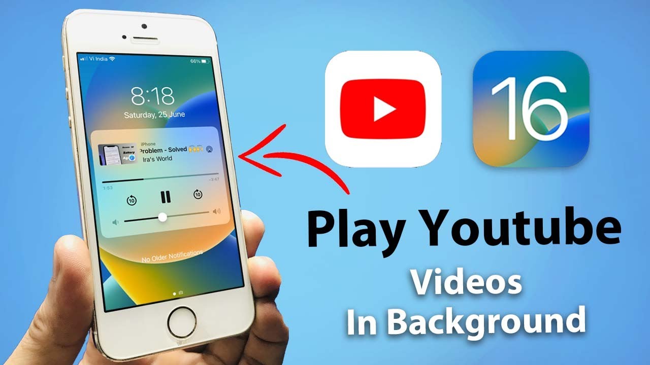 IOS 16 How To Play YouTube Videos In The Background On Any IPhone
