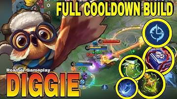 Diggie Best Build and Emblem 2024 | Full CD - Roamer Diggie Gameplay ~ MLBB | Mobile Legends
