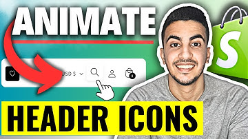 How To Animate Header Icons On Hover In Shopify (Interactive Icons)