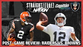 #RaiderNation Capitán Rafucho's Straight Outta Nation (Post-Game - Raiders vs. Browns) Call-In