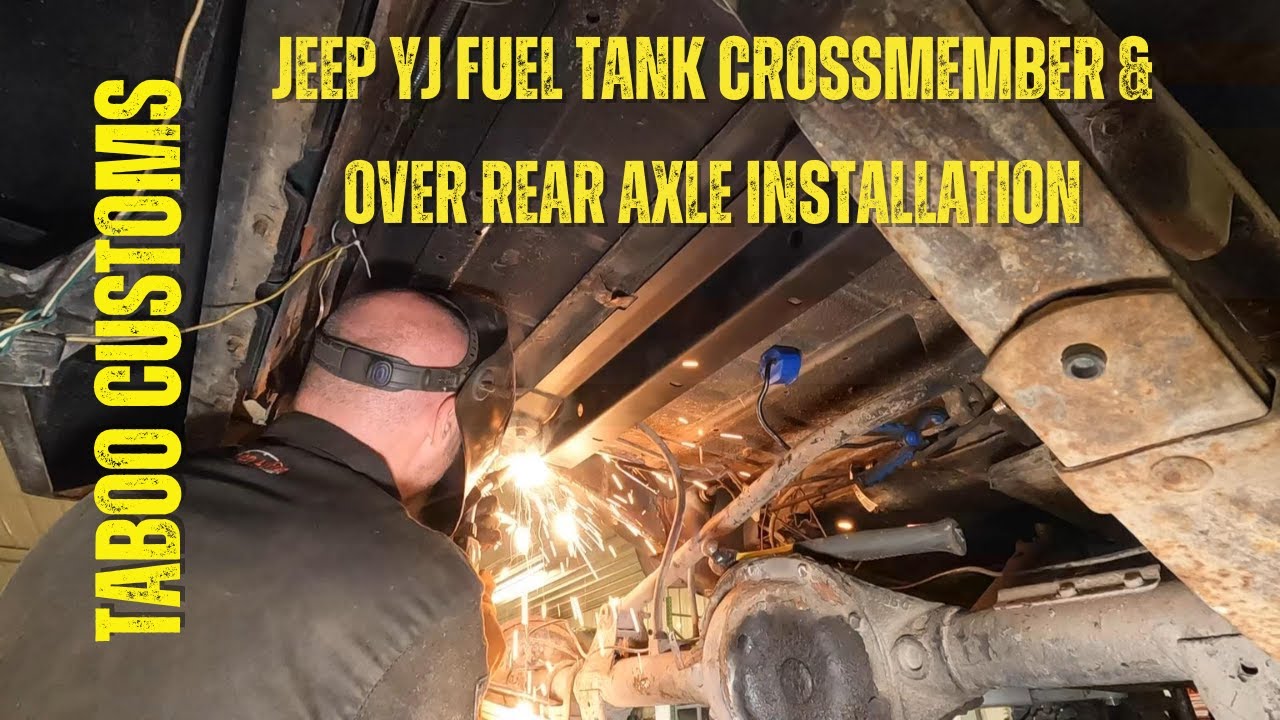 Jeep YJ Fuel Tank Crossmember Replacement YouTube