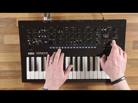 Korg Minilogue XD Demo   YouTube