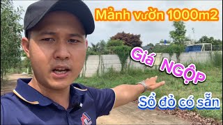 Đã bán !! CẮT LỖ 300TR Mảnh vườn 1000m2 tại Trung Hoà Trảng Bom Đồng Nai