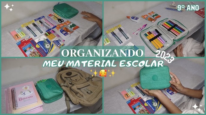 Organizando Meu Material Escolar 2023