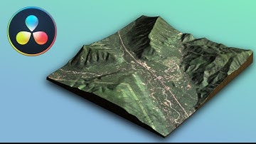 Making a 3D map with NASA data in DaVinci Resolve