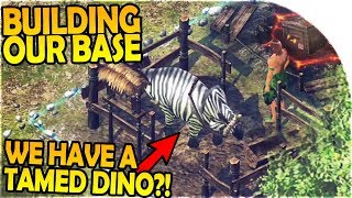 BASE BUILDING and WE HAVE A TAMED DINO?! - Durango Wildlands Gameplay Part 2 - Android iOS screenshot 5