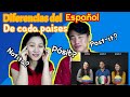 [Coreano Moya]Coreanos reaccionan a las diferencias del español en cada paises: Palabras Coreanos