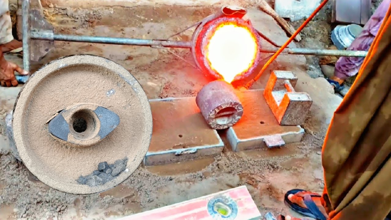 Casting process amazing skills 🔥#metalwork #sandcasting #casting - YouTube