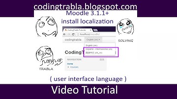 Moodle 3.1.1+ install localization ( user interface language ) e.g. Chinese, Spanish byAO