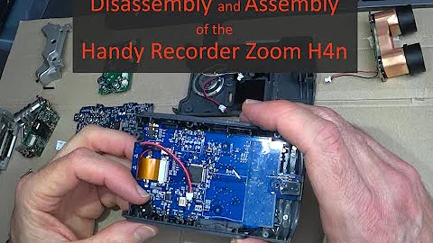 Zoom H4n Diassembly / Assembly Handy Recorder