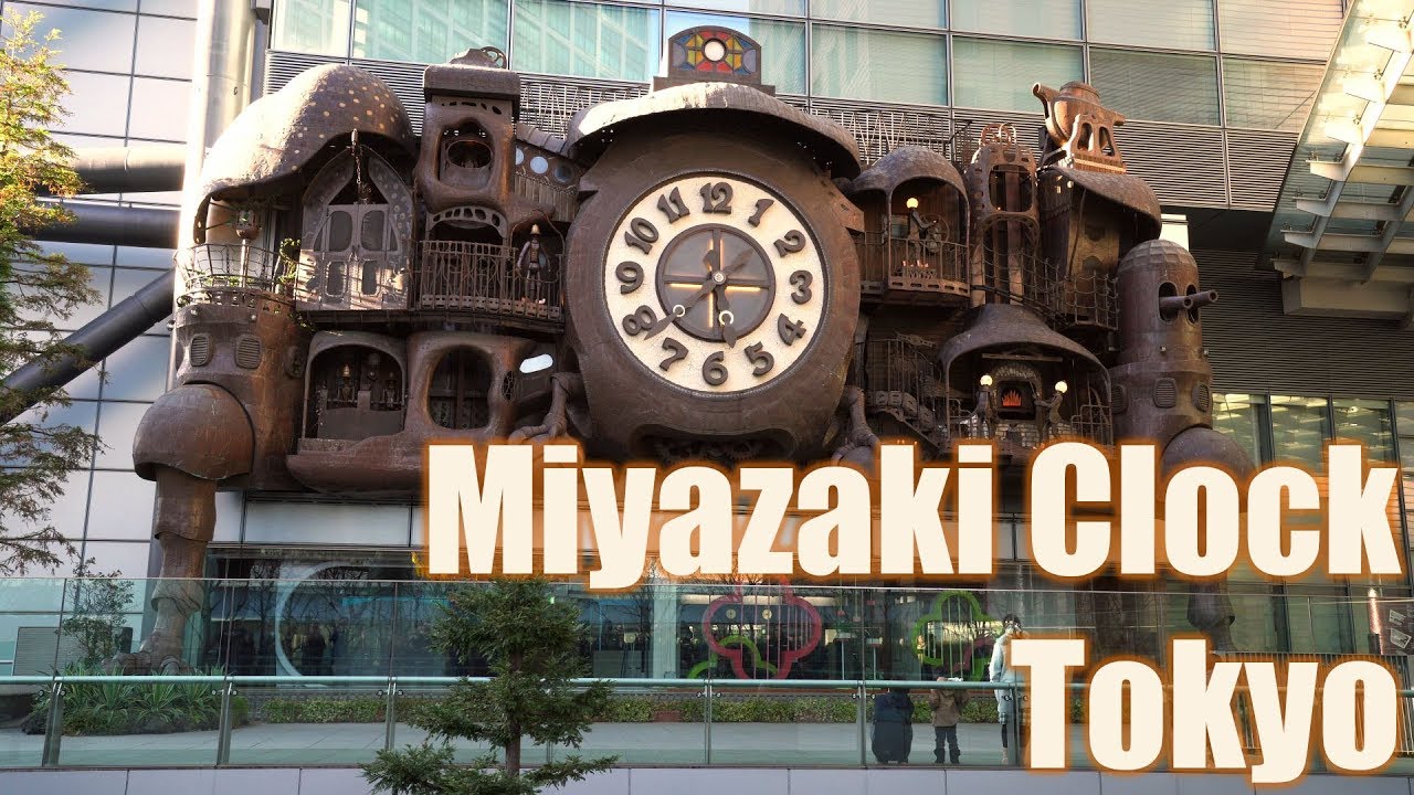 Studio Ghibli Clock in Tokyo Shiodome