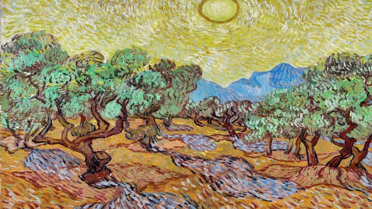 Van Gogh, Olive Trees, Satie Gymnopédie: Two Masterpieces