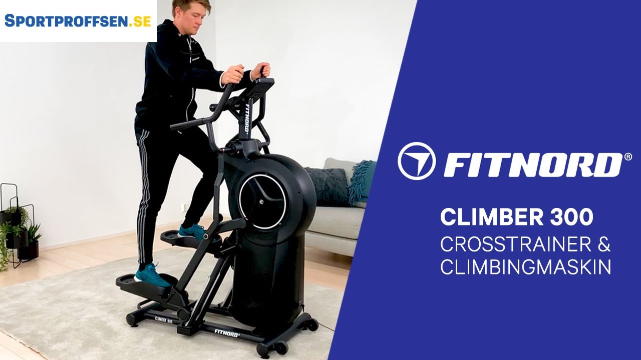 FitNord Climber 300, Hybrid Crosstrainer och Climbing-maskin – effektiv ...
