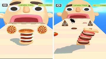 Sandwich Runner - Speed run All Levels gameplay android ios new update part 10