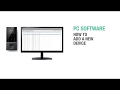 Pc software  adding a new device