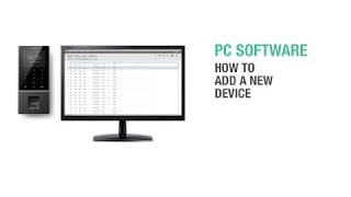 PC Software - Adding a new device
