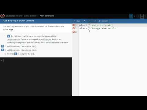 Code Avengers, Hour of Code, Lesson 1.4