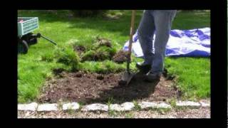 http://springhillnursery.com/ - In this video, Scott from Spring Hill Nurseries shows how to go from grass to garden in just a few easy 