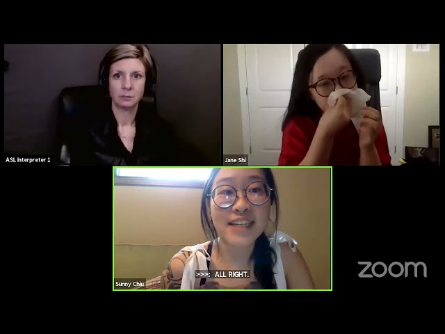 Jane Shi and Sunny Chiu - Disability Filibuster 2021