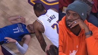Luka Doncic takes a scary hard fall but seems to be okay | Lakers vs Mavs Resimi
