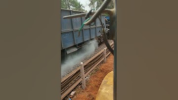 RAILWAY NEW DOUBLING LINE  "BALLAST"  UNLOADING work  #viral #subscribetomychannel