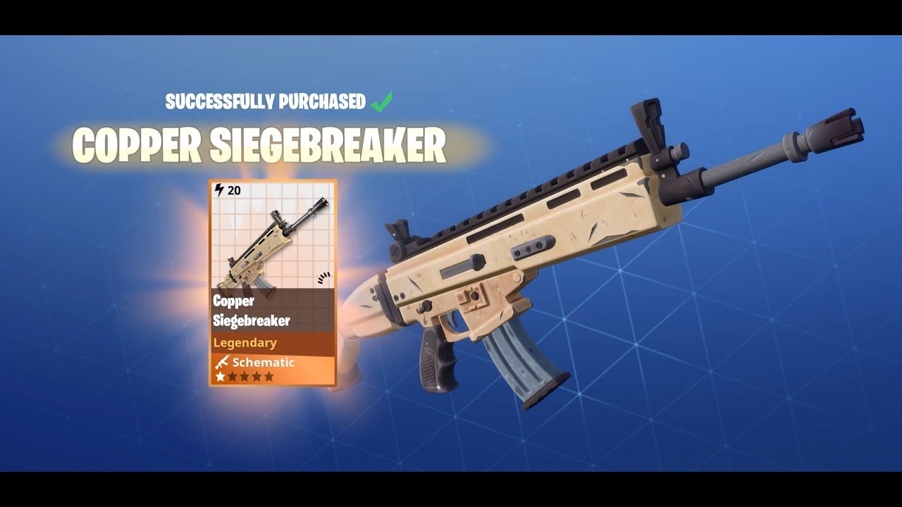 Fortnite Save The World: How To Get Scar/ Siegebreakers ... - 1280 x 720 jpeg 88kB