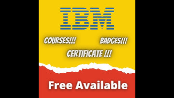IBM free certificates | free courses |