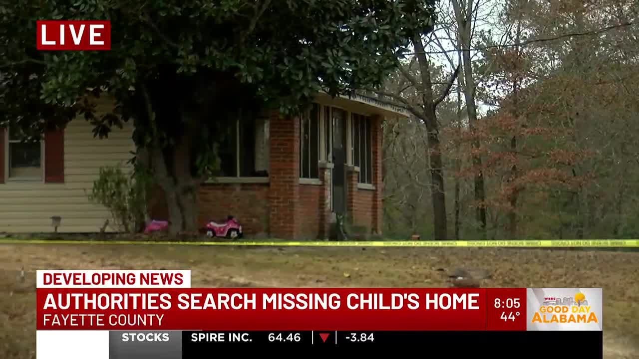Authorities search missing child’s home in Fayette Co. - YouTube