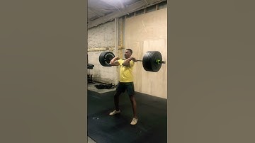 255lbs Push press #crossfitathlete #crossfitgames #crossfit