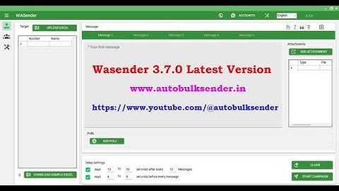 WA Sender 3.7.0 Latest version | WhatsApp Marketing Tool |  WhatsApp Software | Unlimited Messages