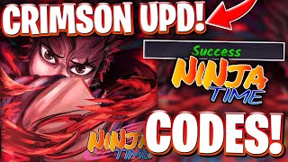 🔥[CRIMSON] ALL LATEST WORKING ROBLOX NINJA TIME CODES! CRIMSON UPDATE CODES FOR NINJA TIME Wealth