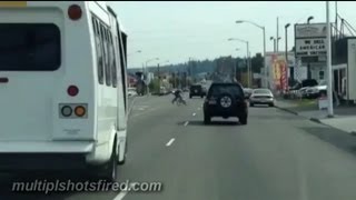 BMX 180 fail in Everett traffic.