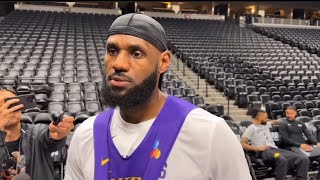 “Feeling physically and mentally BETTER” Lebron Comments on the Nuggets and the series