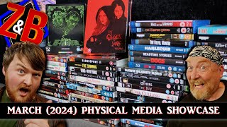 MASSIVE! Physical Media Showcase March (2024) 80+ Movies - Blu-Ray Hunting - Zak & Buzz Review