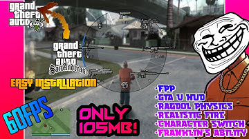 GTA SA TO GTA 5 FULL CONVERSION | MAKING GTA SA GREAT AGAIN!!! | For Low End PC.