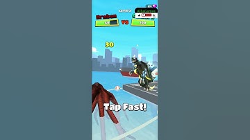 Kaiju Run 🐒🦍🦖 ( Android Gameplay Level Up All Level New Android Game ) #shorts game