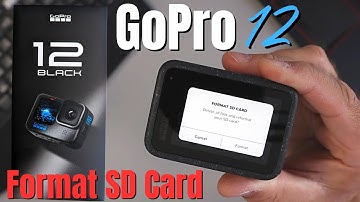 How to Format SD Card on GoPro Hero 12 Black