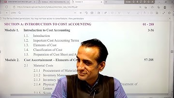 CMA INTER GROUP-1 COST _ PROCESS COSTING CLASS 1 BY. CMA RAHUL GULATI | TopLad CMA Online Classes